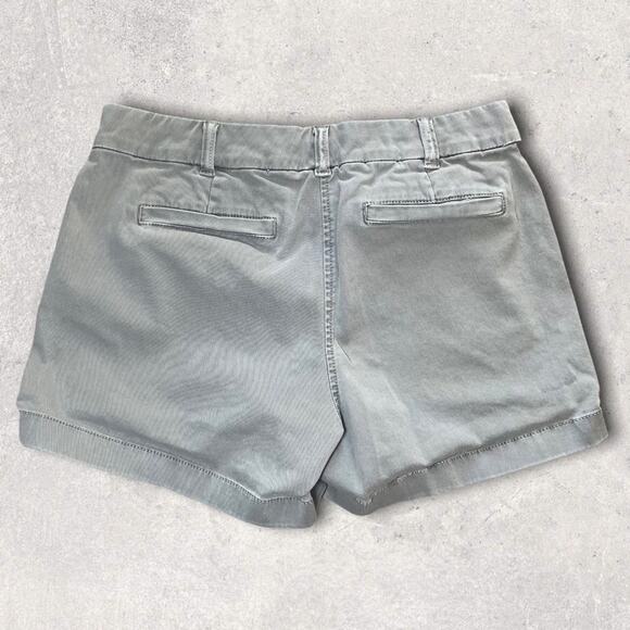 J CREW PREPPY AMERICANA COTTON CHINO SHORTS GREY GRAY SMALL 4 - Picture 2 of 5